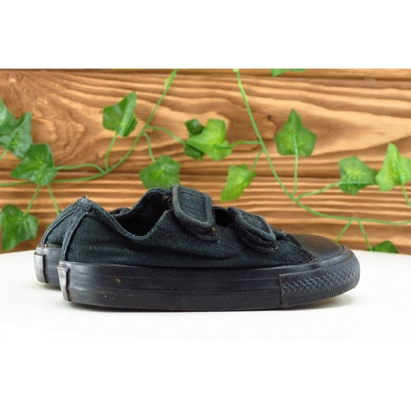 Converse All Star Toddler Boys 5 Medium Black Low Top Fabric - Picture 4 of 6